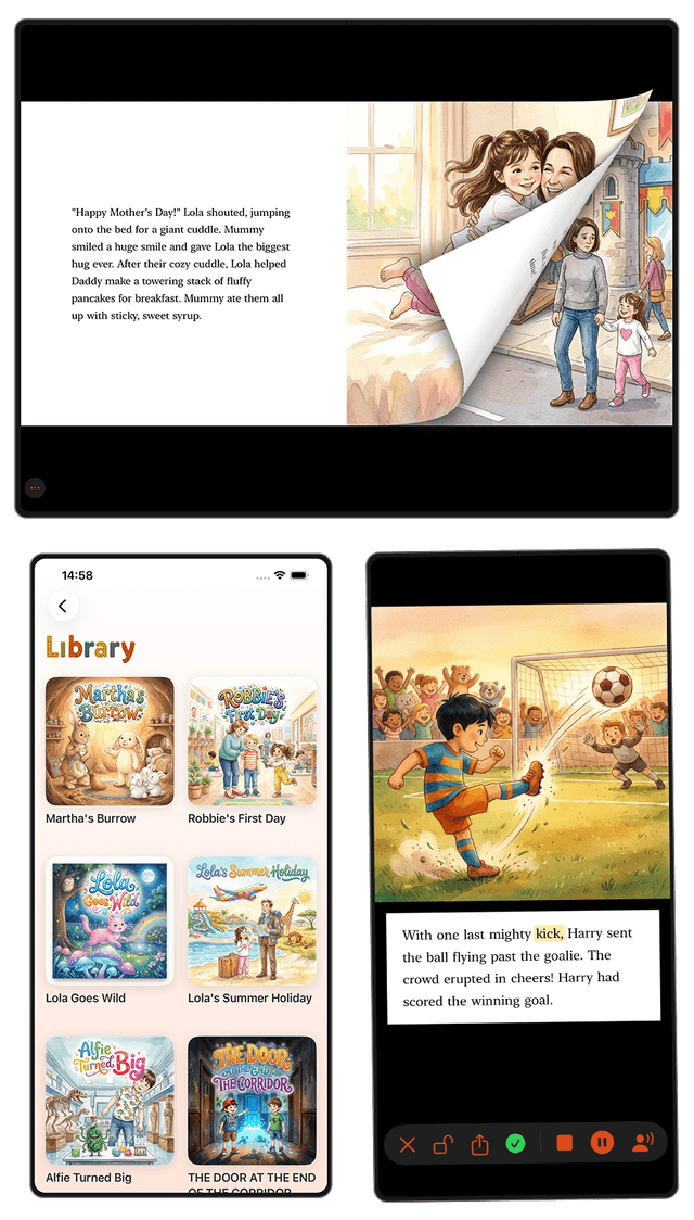 Scribbin reader app