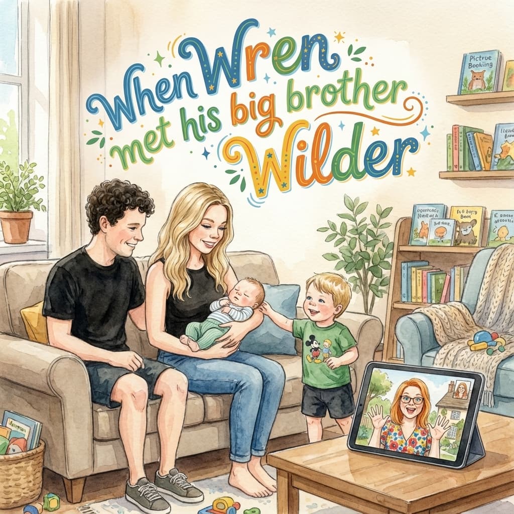 When Wren met his big brother Wilder.