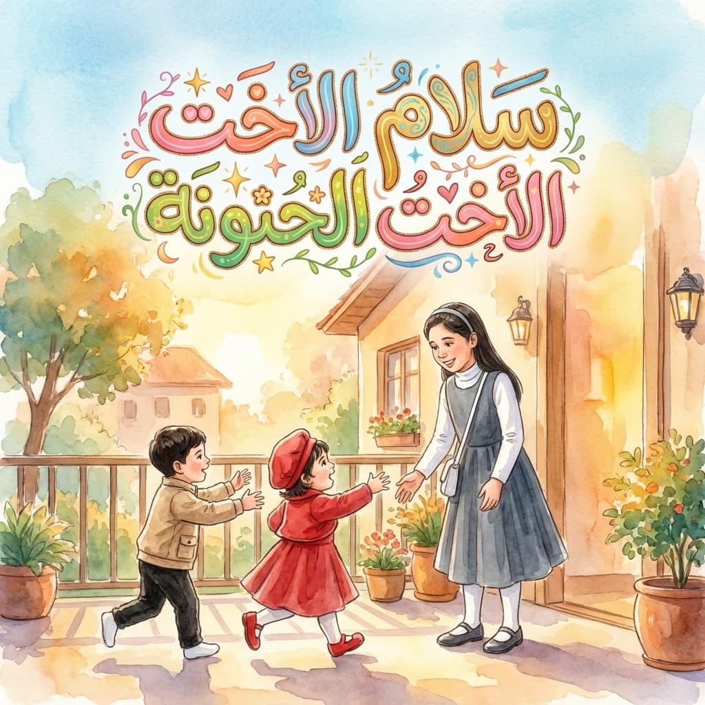 سلام الأخت الحنونة