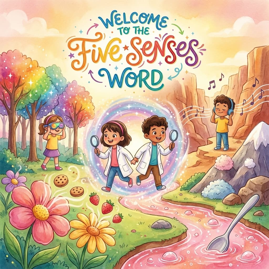 welcome to the five senses word