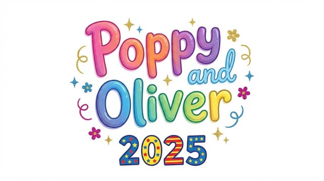 Poppy and Oliver 2025