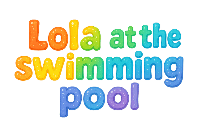 Lola at the swimming pool
