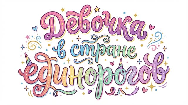 Девочка в стране единорогов