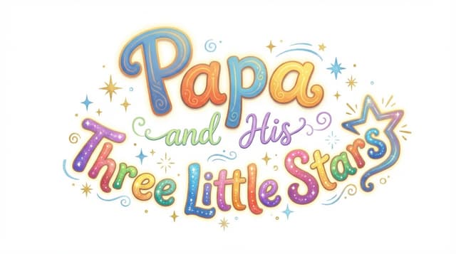 Papa and His Three Little Stars