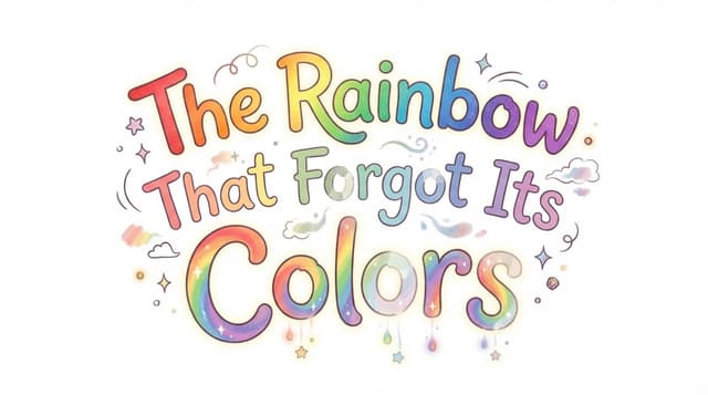 The Rainbow That Forgot Its Colors