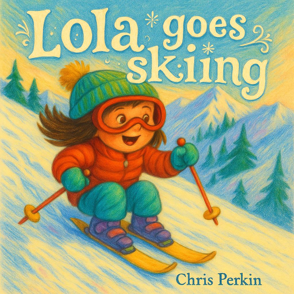 Lola goes skiing